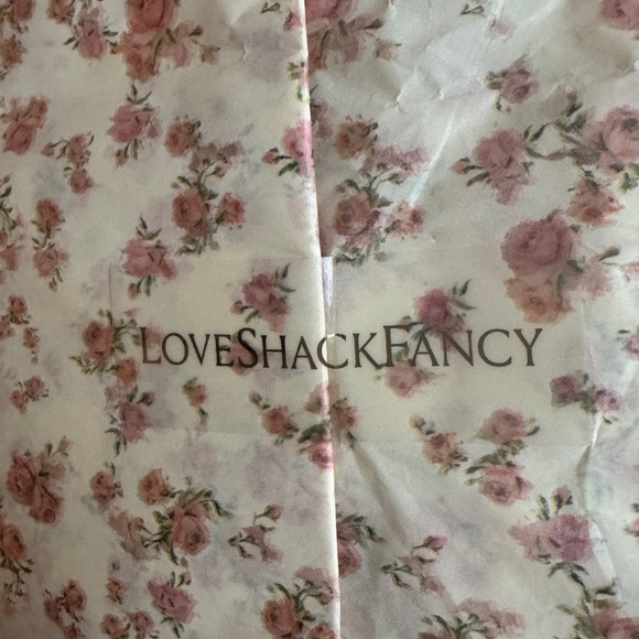 LoveShackFancy Mini Popover Dress Pink Gold Star Very Berry 2/3T Girls NWT - Picture 12 of 16